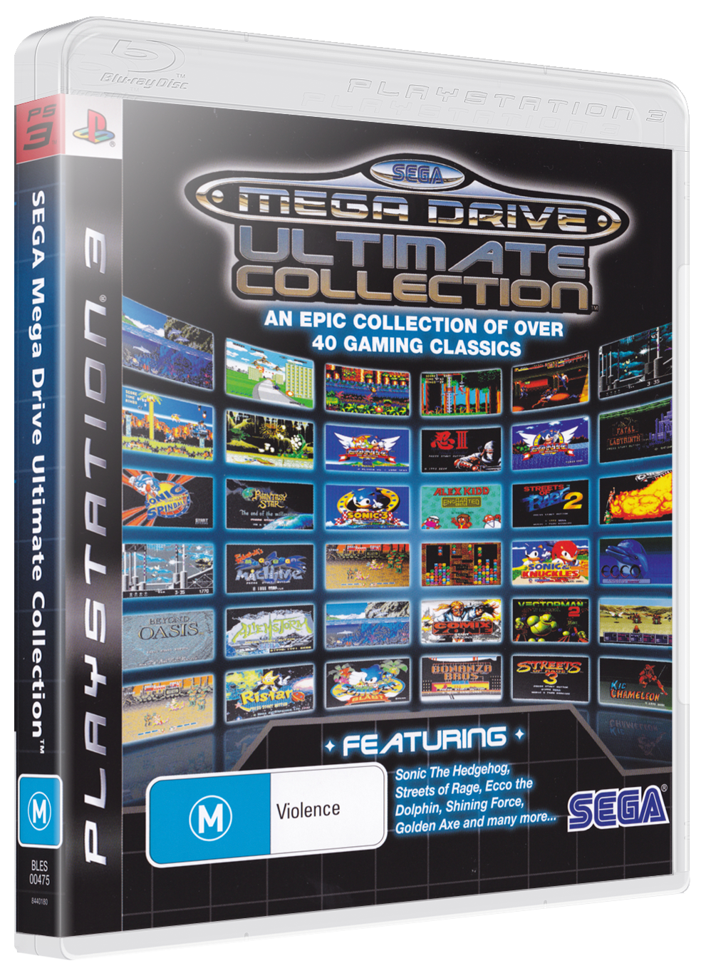 SEGA Mega Drive Ultimate Collection box art for Playstation 3